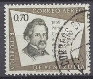 [Airmail - The 100th Anniversary of the Death of Agustin Codazzi, Geographer, 1793-1859, Tüüp AXX9]