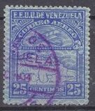 [Airmail - Airplane and Map on Winchester Security Paper, тип EF]