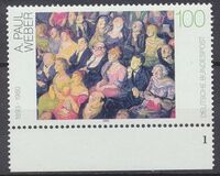 [The 100th Anniversary of the Birth of A. Paul Weber, Otto Pankok and George Grosz, Painters, Tüüp BCA]