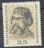 [The 500th Anniversary of the Birth of Lucas Cranach, Painter and Lithographic Artist, type SW]