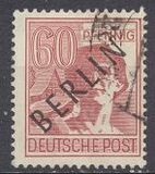[BERLIN in Black Overprint on "Allied Occupation Zone" Stamps, type A13]