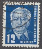 [President Wilhelm Pieck - New Watermark, type I3]