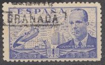[Airmail - Juan di la Cierva - Different Perforation - Stoneprint from F.N.M.T, tegund LH11]