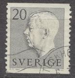 [King Gustaf VI Adolf of Sweden & Tree Crowns - Without Imprint, type DB9]