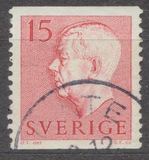 [King Gustaf VI Adolf of Sweden - New Engravement with Imprint, type EE1]
