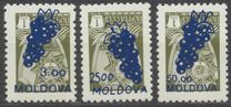[Russian Postage Stamps Overprinted New Value, प्रकार BS]