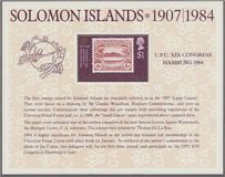 [UPU Congress - Inscription "1907-1984", Tip NT1]