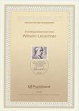 [The 100th Anniversary of the Birth of Wilhelm Leuschner, Trade union Leader, type AUN]