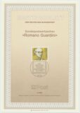 [The 100th Anniversary of the Birth of Romano Guardini, Theologian, тип ALX]