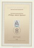 [The 350th Anniversary of the Birth of Philipp Jakob Spener, Theologian, тип ALV]