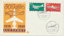 [The 50th Anniversary of the German Airmail, τύπος OD]