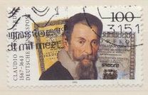 [The 350th Anniversary of the Death of Claudio Monteverdi, Composer, type BDV]