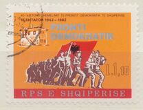 [The 40th Anniversary of Constituting the Democratic Front of Albania, тып BBX]