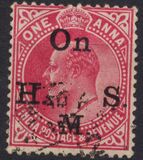 [King Edward VII, 1841-1910 - Inscription "INDIA POSTAGE & REVENUE", tip XAU]