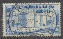 [Milan Fair Buildings - Italy Postage Stamp Overprinted "AMG-FTT", type BN]