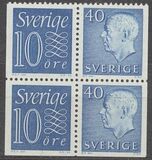 [King Gustaf VI Adolf & Three Crowns - New Colors, type FA24]