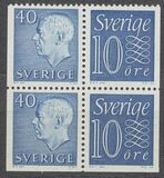 [King Gustaf VI Adolf & Three Crowns - New Colors, type FA24]