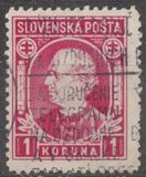 [Andrej Hlinka - Inscription "SLOVENSKÁ POŠTA", タイプ E5]