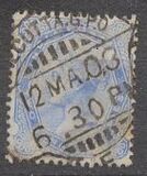 [Regina Vittoria - Filigrana: Stella singola - Stampatore:  De la Rue & C. Srl, Londra, Scrivi V1]