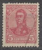 [General San Martin - Watermark 3,4 or Unwatermarked, tegund BK5]
