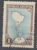 [Map -  South America and Antarctic, тип LU]