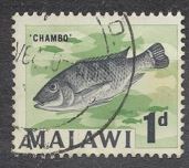 [Local Motives - Previous Issues of 1964 of Nyasaland but Overprinted "MALAWI", type B]