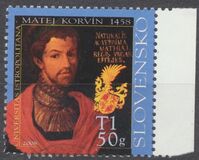 [The 550th Anniversary of the Coronation of Matthias Corvinus - The King of Hungary and Croatia, type SL]