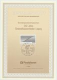 [The 250th Anniversary of the  Gewandhaus Orchestra from Leipzig, Typ BBW]