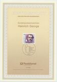 [The 100th Anniversary of the Birth of Heinrich George, Actor, प्रकार BDF]