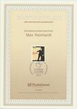 [50° Anniversario morte di Max Reinhardt, attore, Scrivi BDT]
