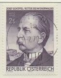 [The 60th Anniversary of the Death of Josef Schöffel, type AGF]