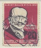 [The 100th Anniversary of the Birth of Albert Ballin, type DC]