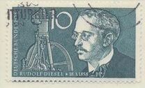 [The 100th Anniversary of the Birth of Rudolf Diesel, 1858-1913, tyyppi DT]