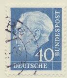 [Freimarken: Bundespräsident Theodor Heuss, Typ DB1]