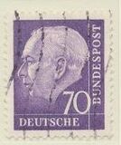 [Freimarken: Bundespräsident Theodor Heuss, Typ DB4]