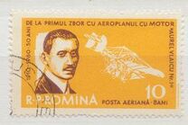 [Airmail. The 50th Anniversary of the First Flight of Aurel Vlaicu(1882-1913), ประเภท BRB]