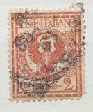 [Definitives - Eagle with Coat of Arms - Victor Emmanuel III, 1869-1947, tip AI]