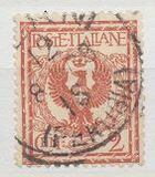 [Definitives - Eagle with Coat of Arms - Victor Emmanuel III, 1869-1947, tip AI]