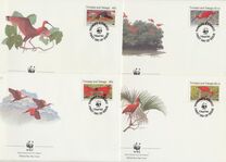 [Worlwide Nature Protection - Scarlet Ibis, type QU]