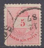 [Kingdom of Hungary; Definitive Issue - Coloured Values, Not Watermarked. See also No.21-25, Tip D2]