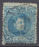 [King Alfonso XIII - Blue Control Numbers on Backside, Typ AT5]