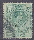 [King Alfonso XIII - Blue Control Numbers on Backside, tegund BG1]