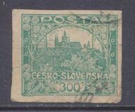 [Definitives - "ČESKO-SLOVENSKÁ" Above Value, tegund H4]