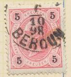 [Emperor Franz Josef I, 1830-1916 - Granite Paper. Numerals in Black, tip N3]
