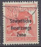 [Joint Allied Occupation Zones Stamps Overprinted "Sowjetische Besatzungs Zone", tip B10]