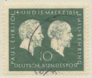 [100. Geburtstag von Prof. Paul Ehrlich und Emil von Behring, Typ AX]