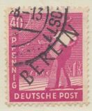 [BERLIN in Black Overprint on "Allied Occupation Zone" Stamps, type A11]