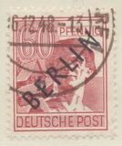 [BERLIN in Black Overprint on "Allied Occupation Zone" Stamps, type A13]
