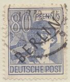 [BERLIN in Black Overprint on "Allied Occupation Zone" Stamps, type A14]