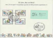 [Youth Welfare - The 125th Anniversary of Cartoon "Max und Moritz", type ABV]
